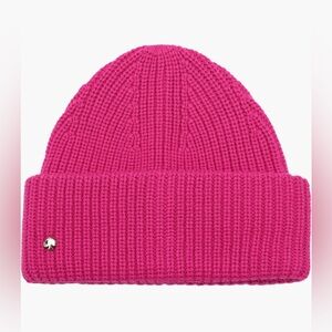 Kate Spade Cuffed Beanie in Marker Pink